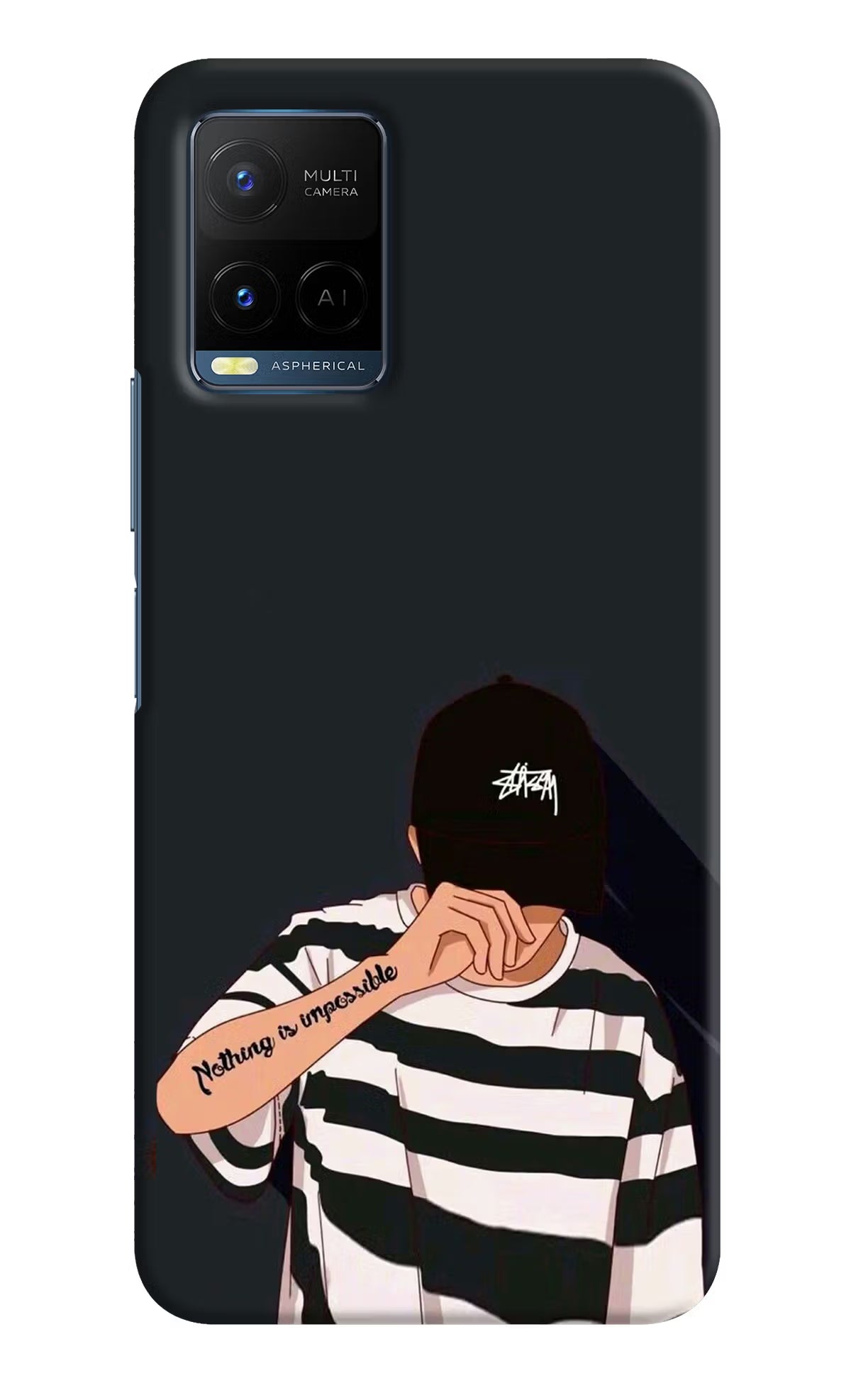 Aesthetic Boy Vivo Y21/Y21s/Y33s Hard Case Back Cover by Casekaro