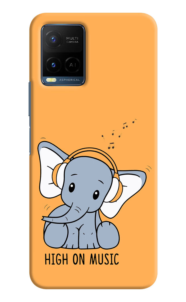 High On Music Vivo Y21/Y21s/Y33s Hard Case Back Cover by Casekaro