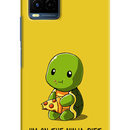 I'm on Ninja Diet Vivo Y21/Y21s/Y33s Hard Case Back Cover by Casekaro