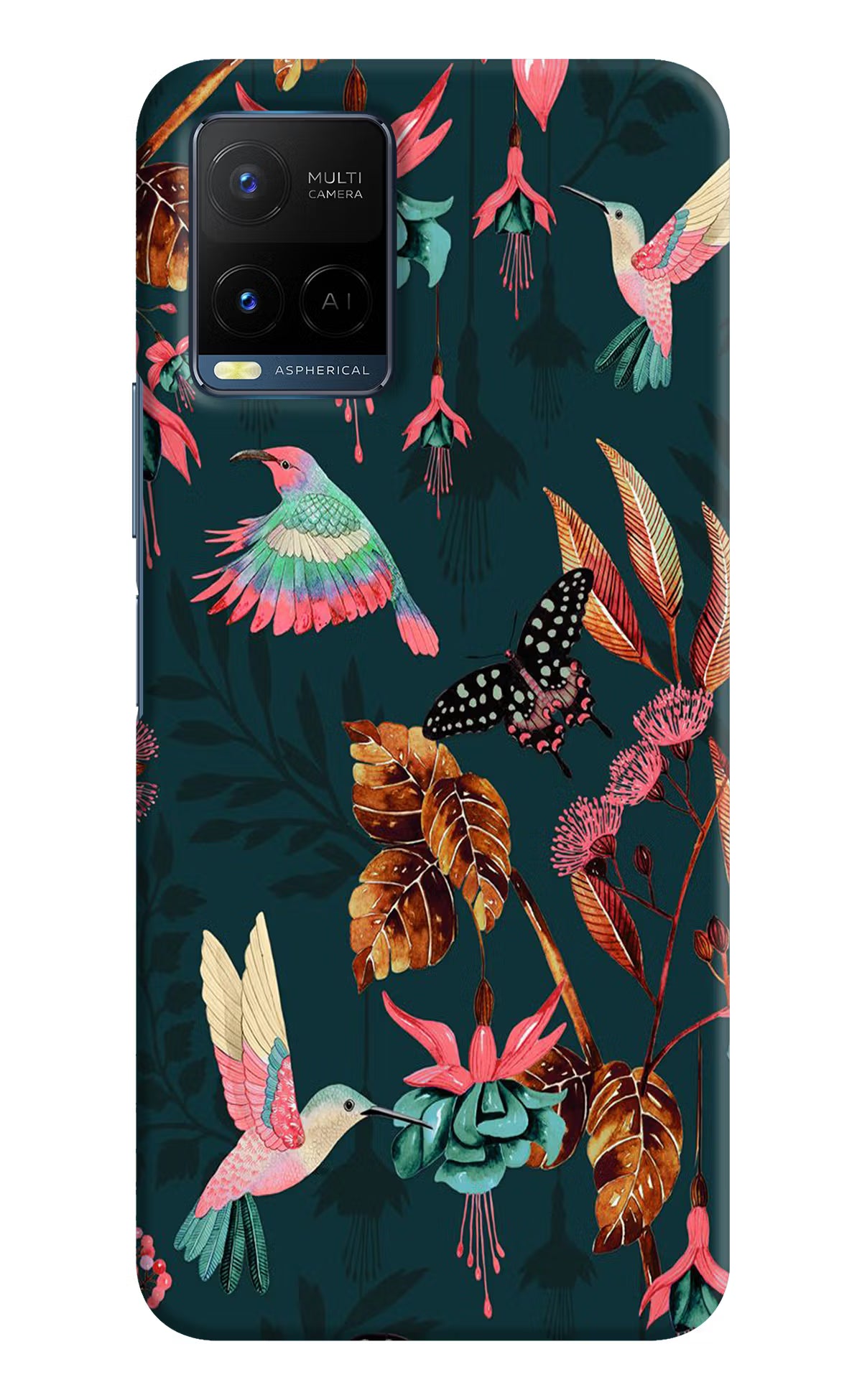 Birds Vivo Y21/Y21s/Y33s Hard Case Back Cover by Casekaro