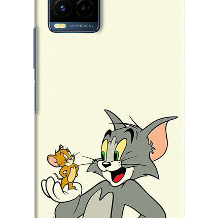 Tom & Jerry Vivo Y21/Y21s/Y33s Hard Case Back Cover by Casekaro