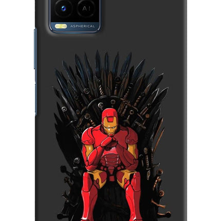 Ironman Throne Vivo Y21/Y21s/Y33s Hard Case Back Cover by Casekaro