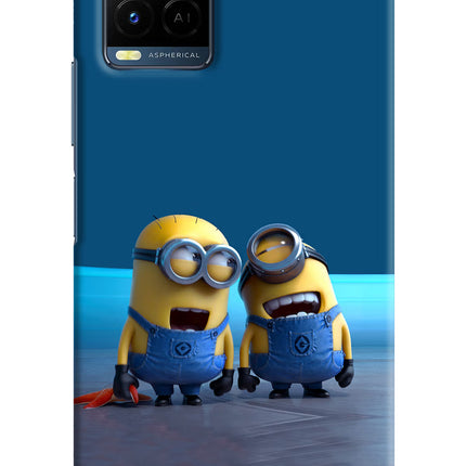 Minion Laughing Vivo Y21/Y21s/Y33s Hard Case Back Cover by Casekaro