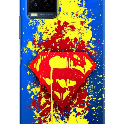 Superman logo Vivo Y21/Y21s/Y33s Hard Case Back Cover by Casekaro