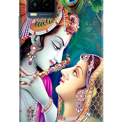 Lord Radha Krishna Vivo Y21/Y21s/Y33s Hard Case Back Cover by Casekaro