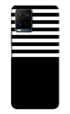 Black and White Print Vivo Y21/Y21s/Y33s Hard Case Back Cover by Casekaro