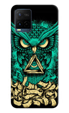 Green Owl Vivo Y21/Y21s/Y33s Hard Case Back Cover by Casekaro