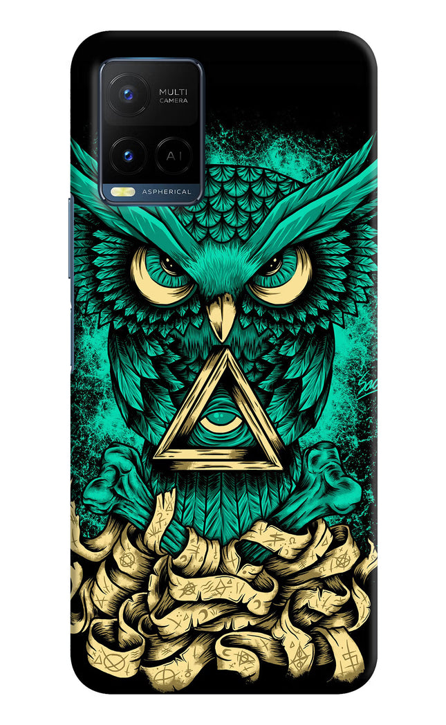 Green Owl Vivo Y21/Y21s/Y33s Hard Case Back Cover by Casekaro