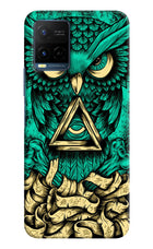 Green Owl Vivo Y21/Y21s/Y33s Hard Case Back Cover by Casekaro