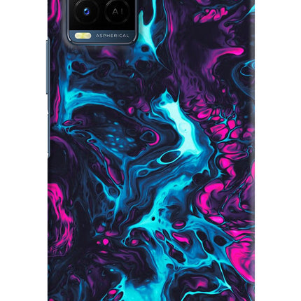 Abstract Vivo Y21/Y21s/Y33s Hard Case Back Cover by Casekaro