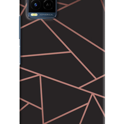 Geometric Pattern Vivo Y21/Y21s/Y33s Hard Case Back Cover by Casekaro