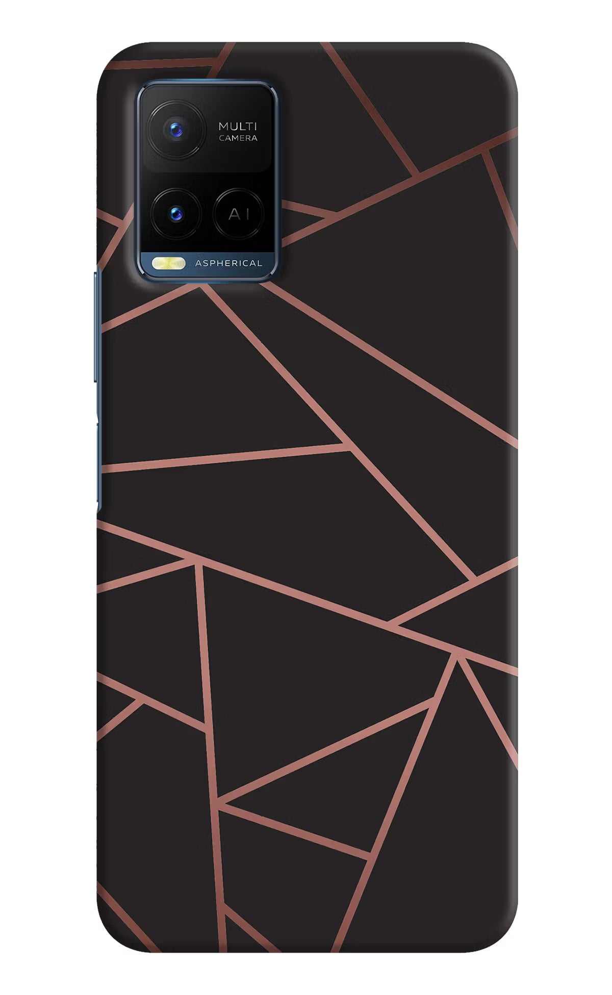 Geometric Pattern Vivo Y21/Y21s/Y33s Hard Case Back Cover by Casekaro