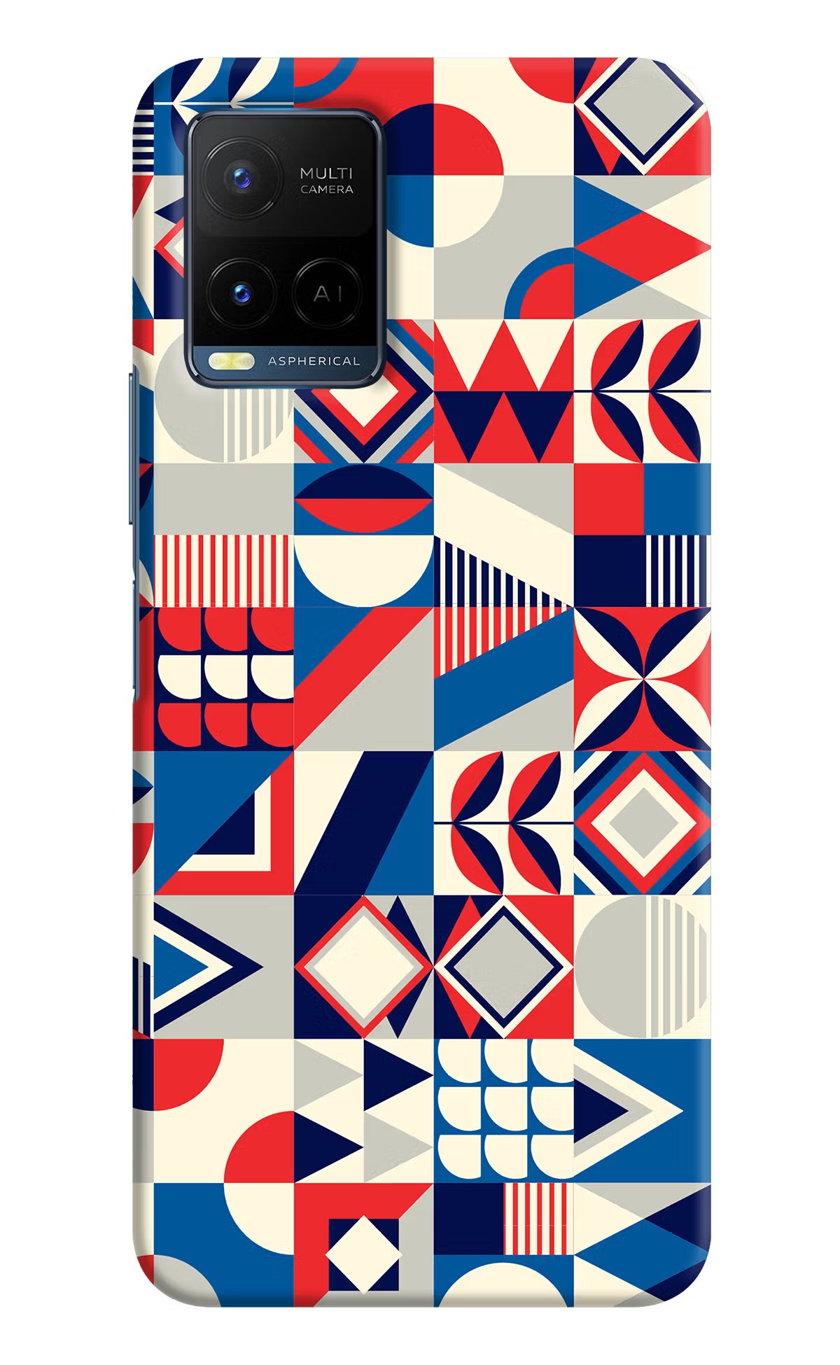 Colorful Pattern Vivo Y21/Y21s/Y33s Hard Case Back Cover by Casekaro