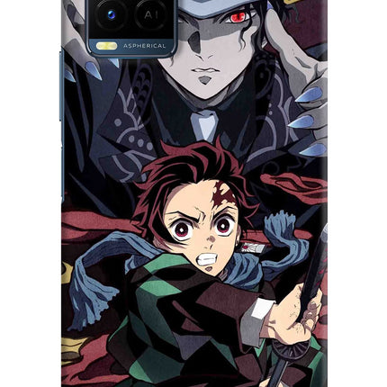 Demon Slayer Vivo Y21/Y21s/Y33s Hard Case Back Cover by Casekaro