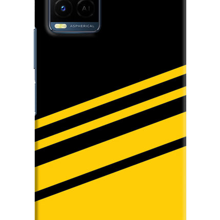 Yellow Shades Vivo Y21/Y21s/Y33s Hard Case Back Cover by Casekaro
