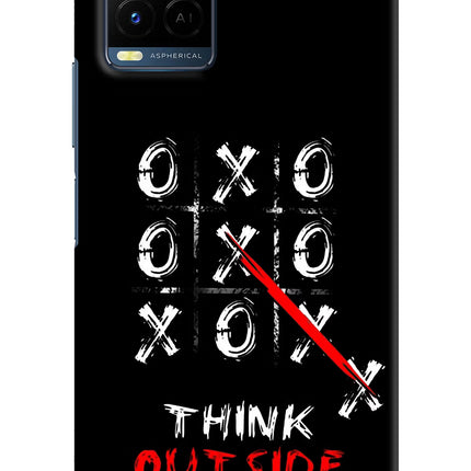 Think out of the BOX Vivo Y21/Y21s/Y33s Hard Case Back Cover by Casekaro