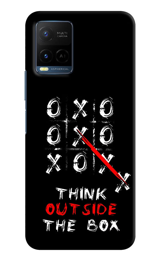 Think out of the BOX Vivo Y21/Y21s/Y33s Hard Case Back Cover by Casekaro