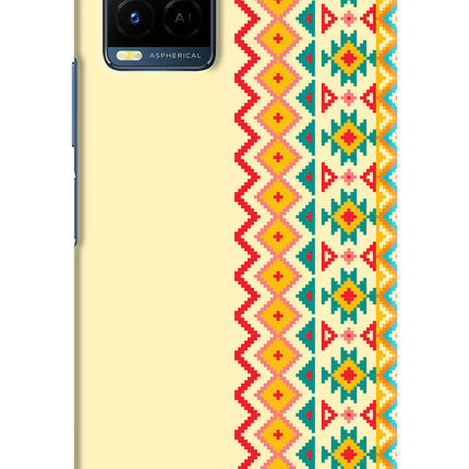 Ethnic Seamless Vivo Y21/Y21s/Y33s Hard Case Back Cover by Casekaro