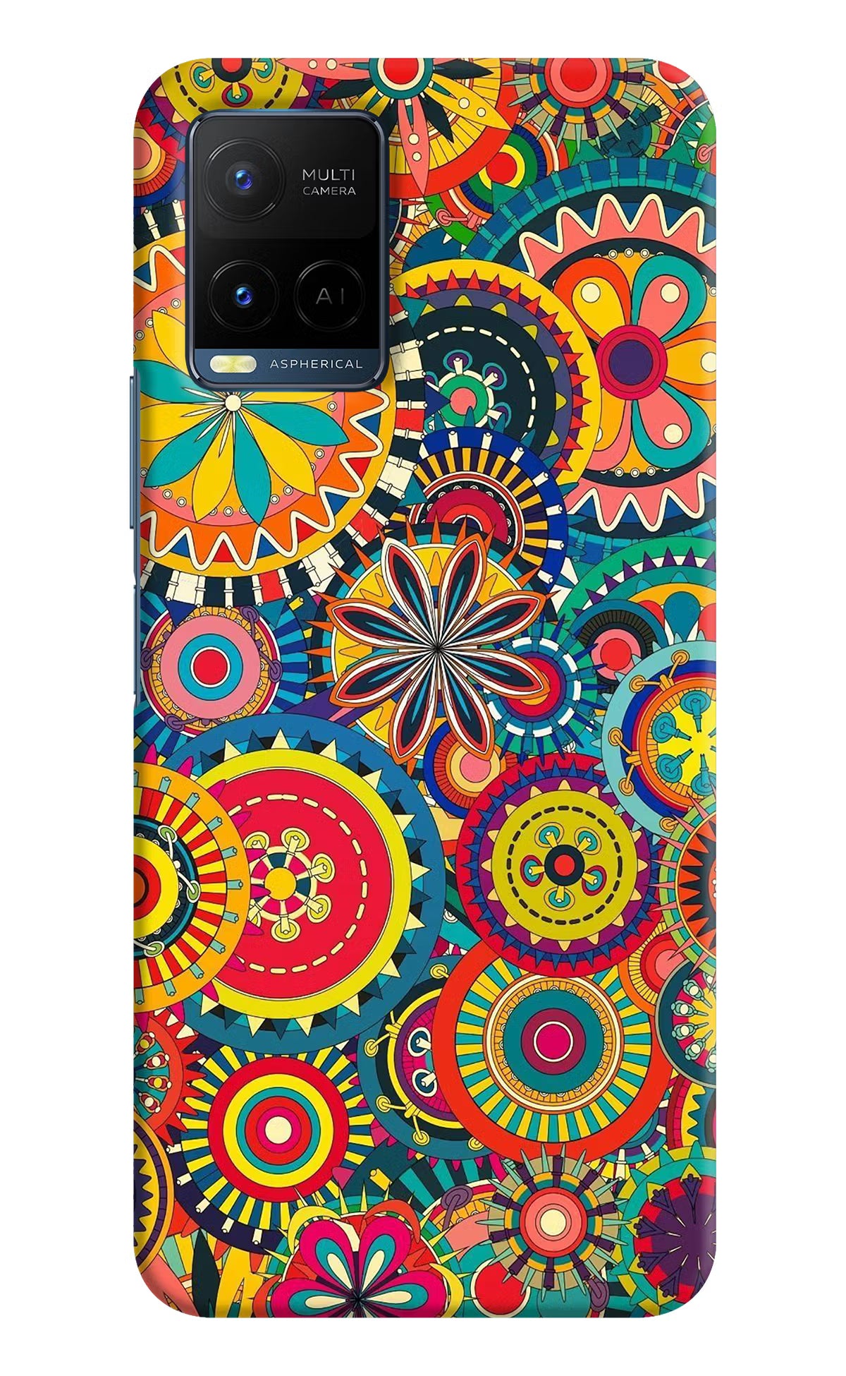 Gol Gol Art Vivo Y21/Y21s/Y33s Hard Case Back Cover by Casekaro