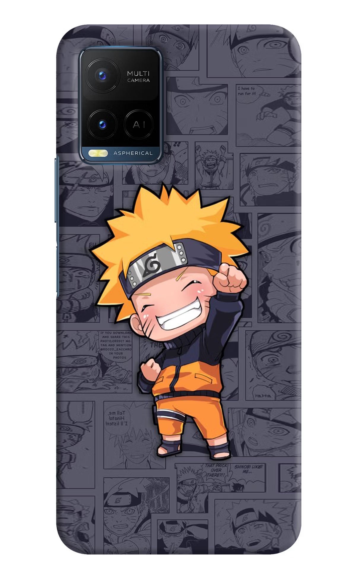 Chota Naruto Vivo Y21/Y21s/Y33s Hard Case Back Cover by Casekaro
