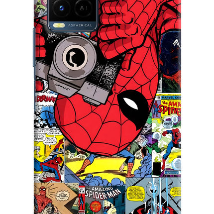 Spider Man Vivo Y21/Y21s/Y33s Hard Case Back Cover by Casekaro