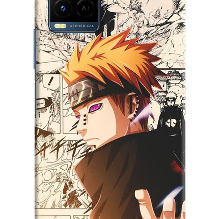 Pain Anime Vivo Y21/Y21s/Y33s Hard Case Back Cover by Casekaro