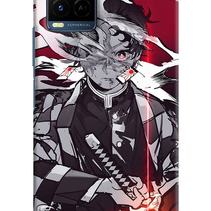 Demon Slayer Vivo Y21/Y21s/Y33s Hard Case Back Cover by Casekaro