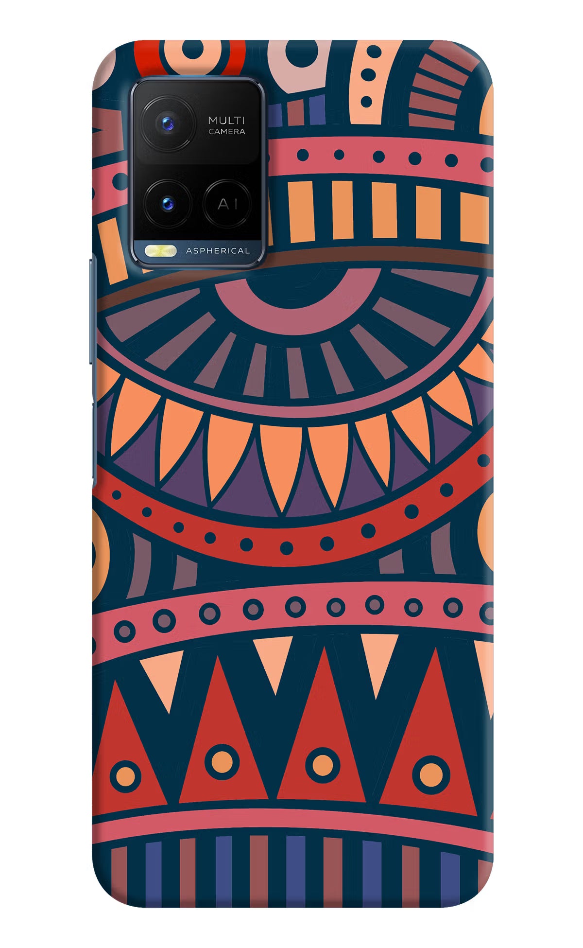 African Culture Design Vivo Y21/Y21s/Y33s Hard Case Back Cover by Casekaro