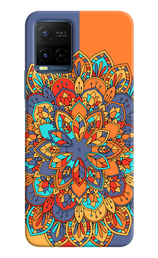 Color Mandala Vivo Y21/Y21s/Y33s Hard Case Back Cover by Casekaro