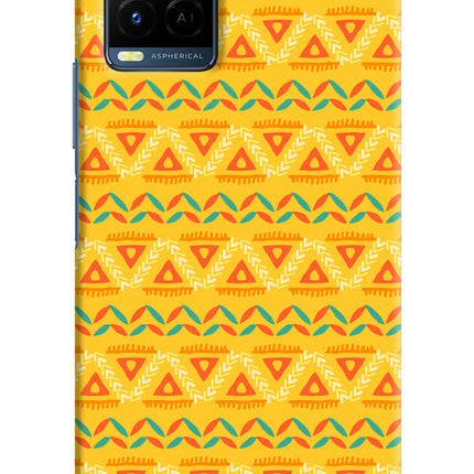 Tribal Pattern Vivo Y21/Y21s/Y33s Hard Case Back Cover by Casekaro