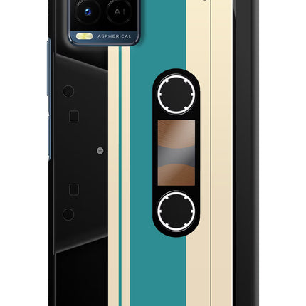 Cassette Vivo Y21/Y21s/Y33s Hard Case Back Cover by Casekaro