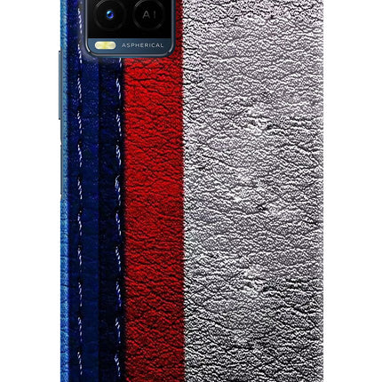 BMW Stripes Vivo Y21/Y21s/Y33s Hard Case Back Cover by Casekaro
