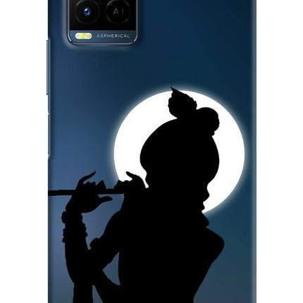 Shri Krishna Silhouette Vivo Y21/Y21s/Y33s Hard Case Back Cover by Casekaro