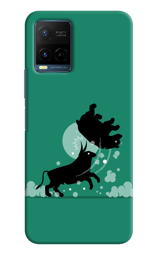 Bull Conqueror Vivo Y21/Y21s/Y33s Hard Case Back Cover by Casekaro