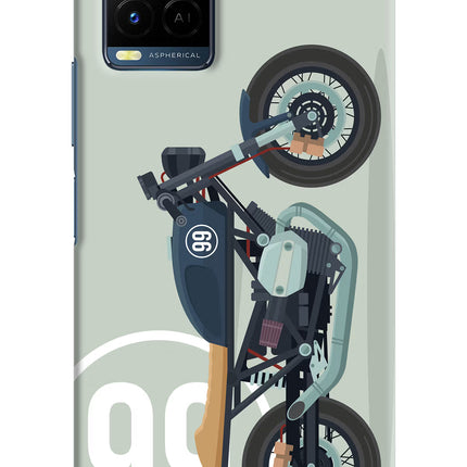 Classic Cafe Racer 99 Vivo Y21/Y21s/Y33s Hard Case Back Cover by Casekaro