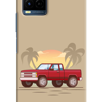 Desert Classic Drive Vivo Y21/Y21s/Y33s Hard Case Back Cover by Casekaro