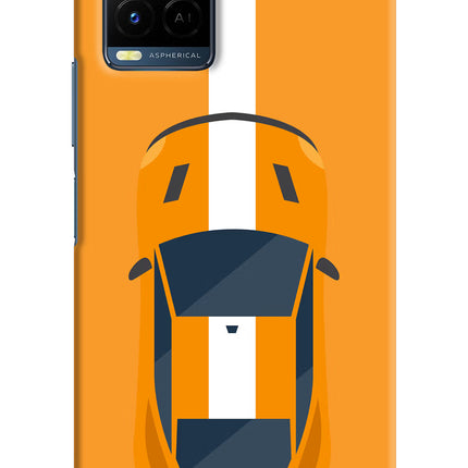 Highway Pursuit Vivo Y21/Y21s/Y33s Hard Case Back Cover by Casekaro