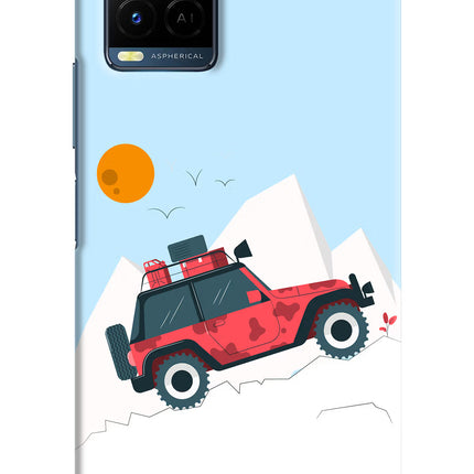 Mountain Trail Beast Vivo Y21/Y21s/Y33s Hard Case Back Cover by Casekaro