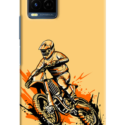 Off-Road Fury Vivo Y21/Y21s/Y33s Hard Case Back Cover by Casekaro