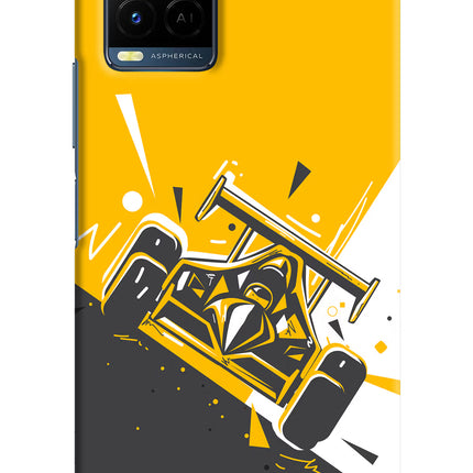 Track King Vivo Y21/Y21s/Y33s Hard Case Back Cover by Casekaro