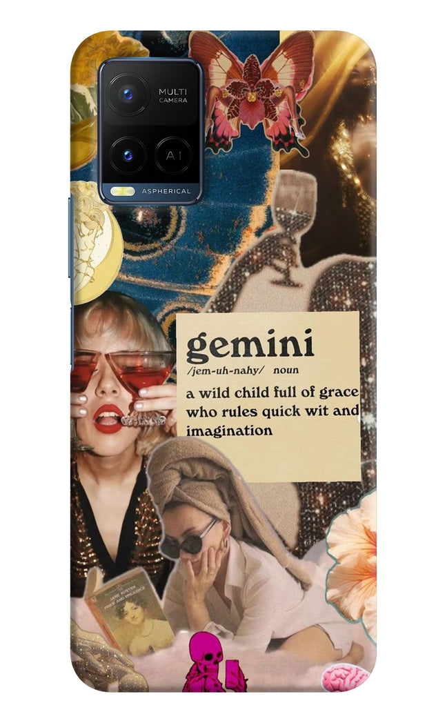 Gemini Zodiac Vivo Y21/Y21s/Y33s Hard Case Back Cover by Casekaro