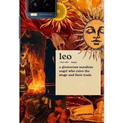 Leo Zodiac Vivo Y21/Y21s/Y33s Hard Case Back Cover by Casekaro