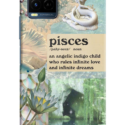 Pisces Zodiac Vivo Y21/Y21s/Y33s Hard Case Back Cover by Casekaro