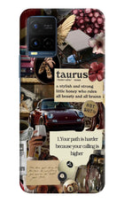 Taurus Zodiac Vivo Y21/Y21s/Y33s Hard Case Back Cover by Casekaro