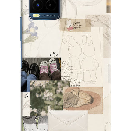 Soft Aesthetic Vivo Y21/Y21s/Y33s Hard Case Back Cover by Casekaro