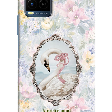 Pretty Mind Pretty Soul Vivo Y21/Y21s/Y33s Hard Case Back Cover by Casekaro