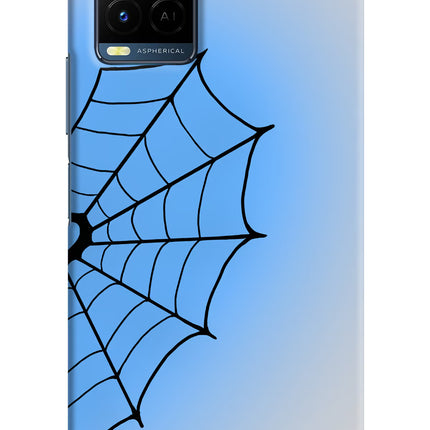 Blue Web Vivo Y21/Y21s/Y33s Hard Case Back Cover by Casekaro
