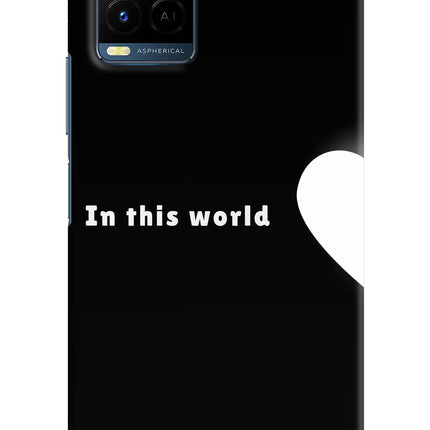 This World Vivo Y21/Y21s/Y33s Hard Case Back Cover by Casekaro