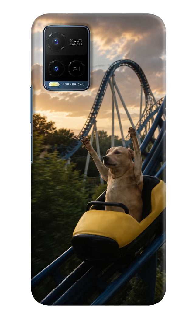 Rollercoaster Dog Vivo Y21/Y21s/Y33s Hard Case Back Cover by Casekaro