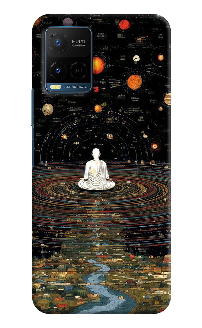 Space Monk Vivo Y21/Y21s/Y33s Hard Case Back Cover by Casekaro